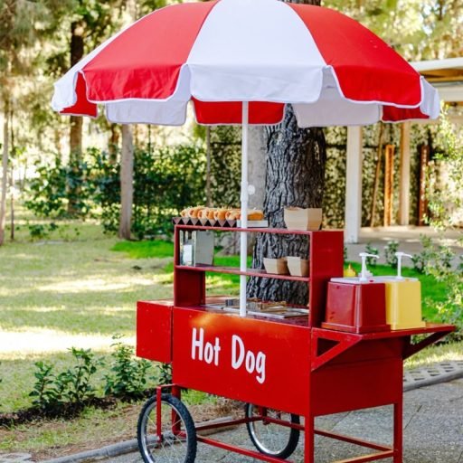 hotdog cart